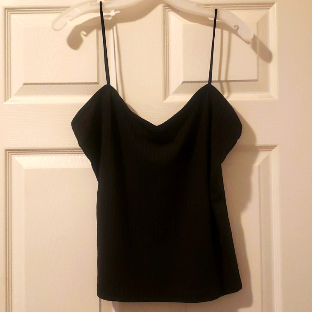 Black Ribbed Cami